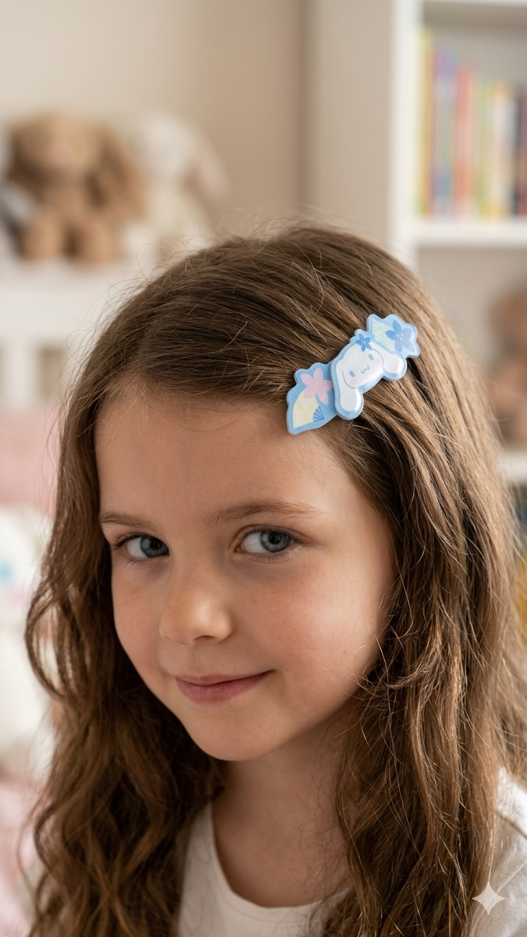 Cinnamoroll Flower Hair Clip