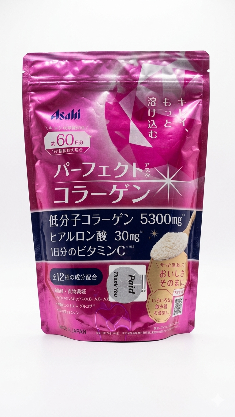 Asahi Perfect Asta Collagen Powder (Refill Pouch)