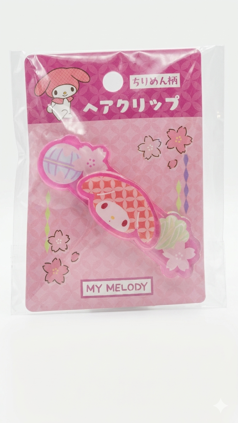My Melody Cherry Blossom Hair Clip