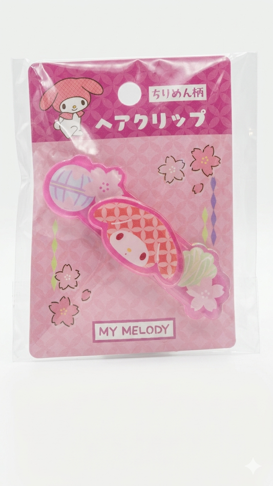 My Melody Cherry Blossom Hair Clip